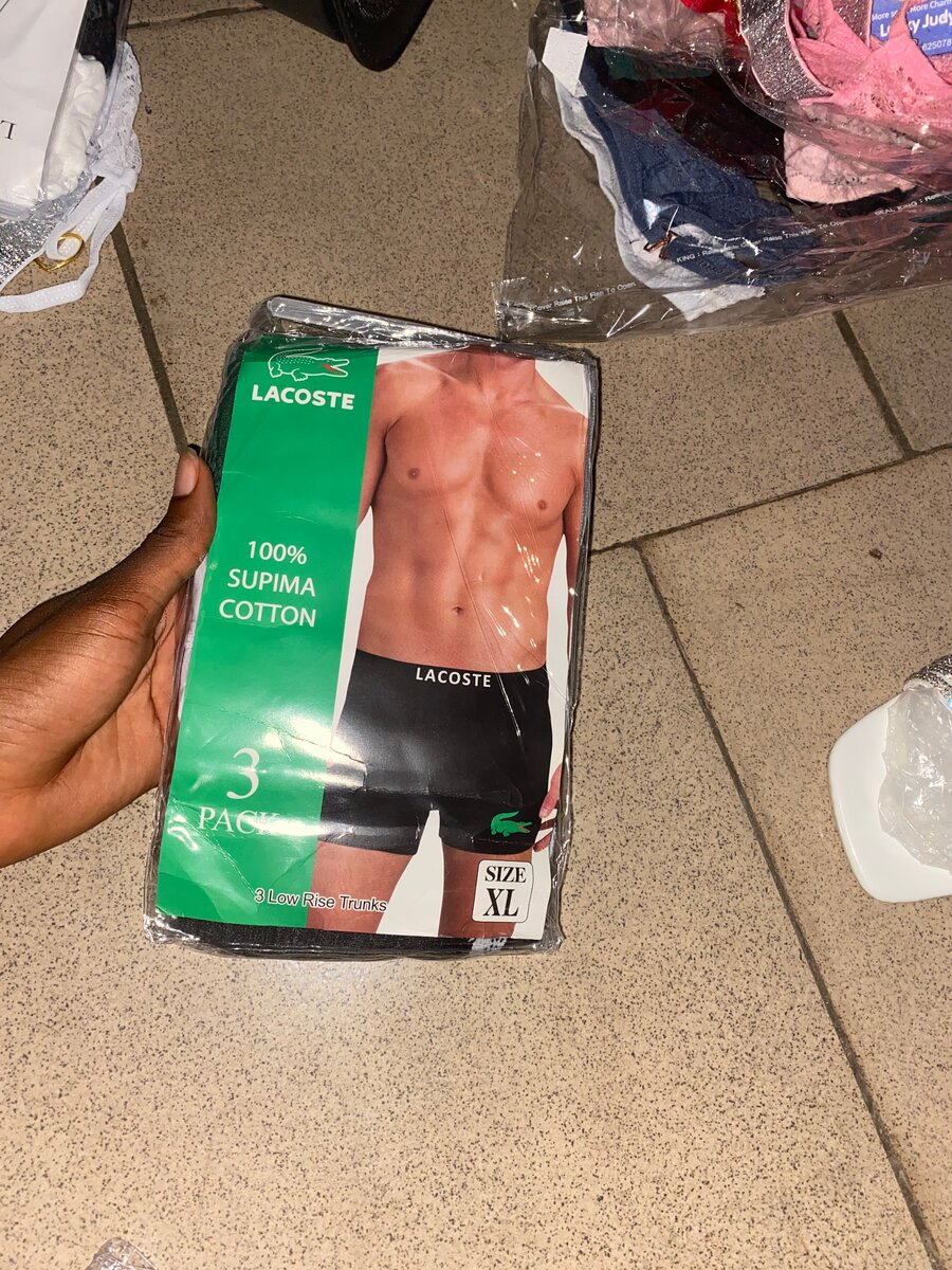 Caleçons homme en coton 3PCS