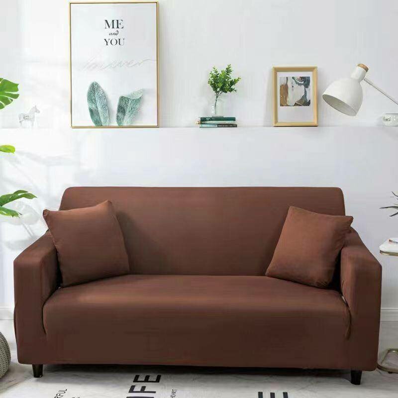Sofa cover brown