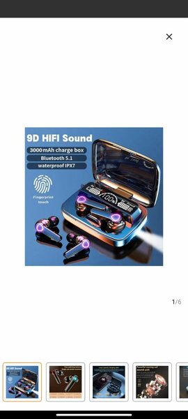 Écouteurs Bluetooth HiFi 9D