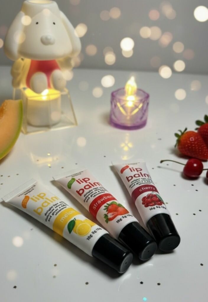 Baume à lèvres fruités