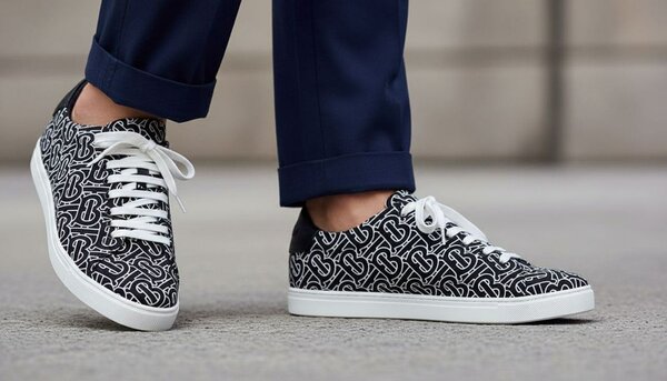 Baskets élégantes imprimées