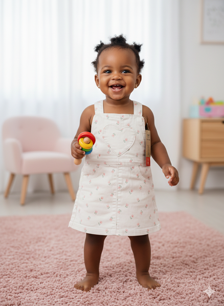 Robe Salopette Bébé Fille