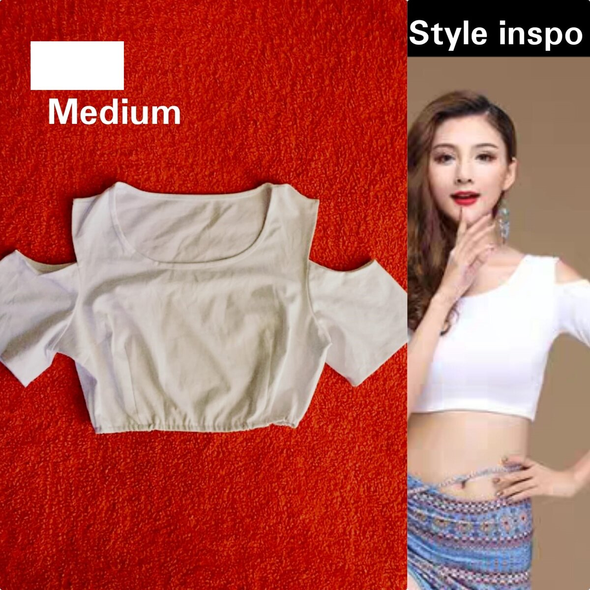 Salaula crop tops and tops