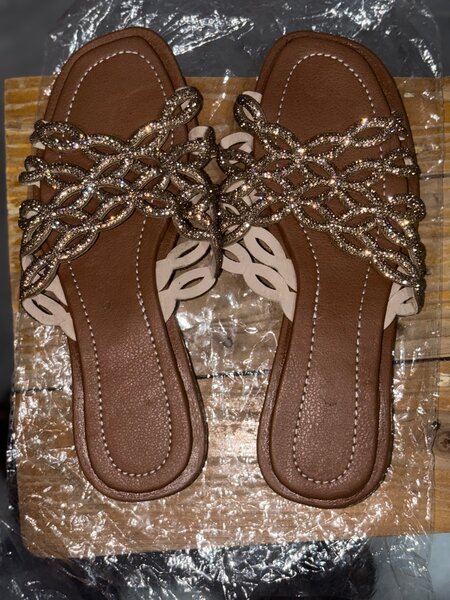 Sandales Femme Brillantes