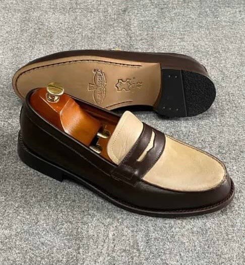 Mocassins en cuir élégants