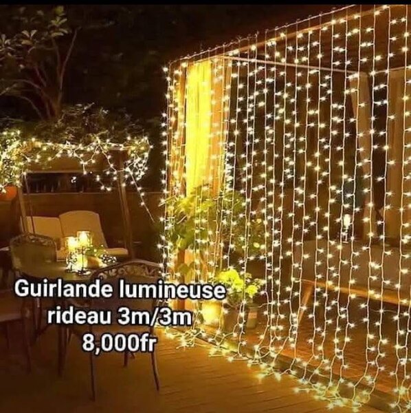Guirlande lumineuse LED extérieur