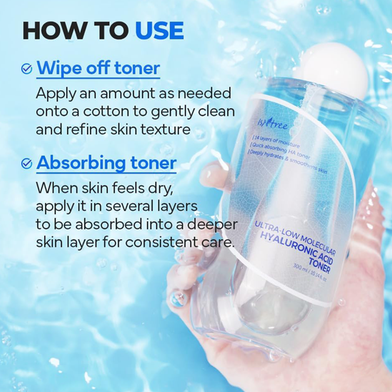 Ultra-Low Molecular Hyaluronic Acid Toner