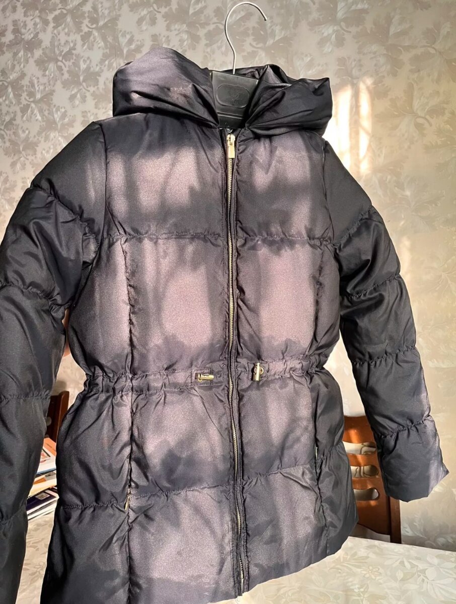 Стильный тёплый пуховик Zara kids на девочку 11-12 лет.