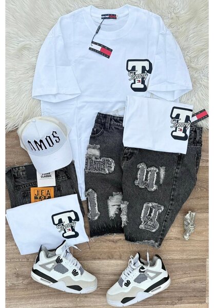 Ensemble casual avec t-shirt