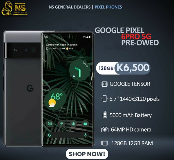 GOOGLE PIXEL 6 PRO 5G pre-owned