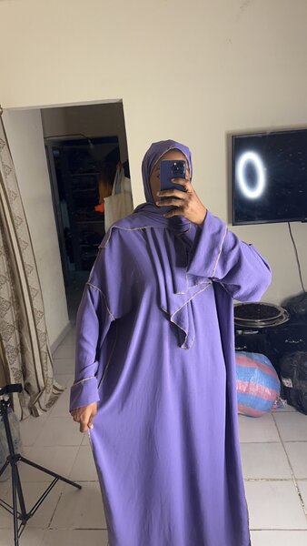 Boubou+voile dorée