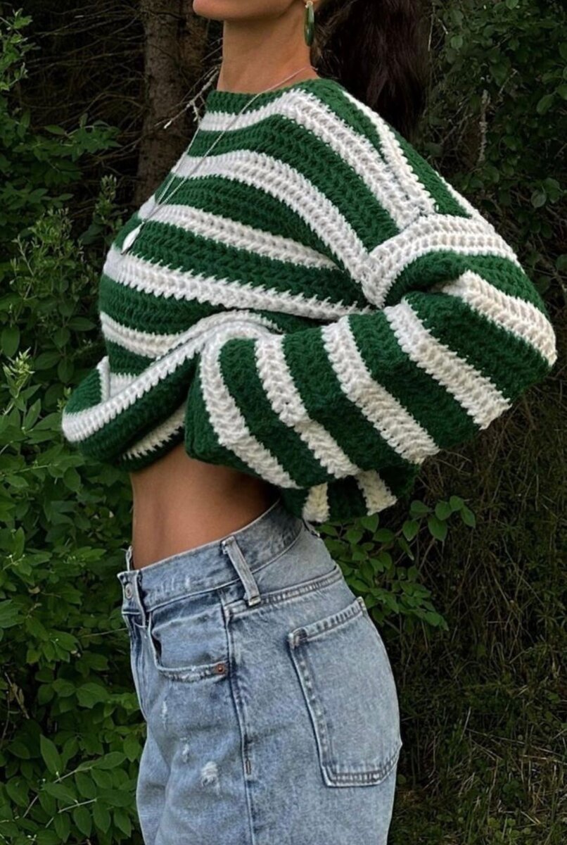 Pull en crochet élégant