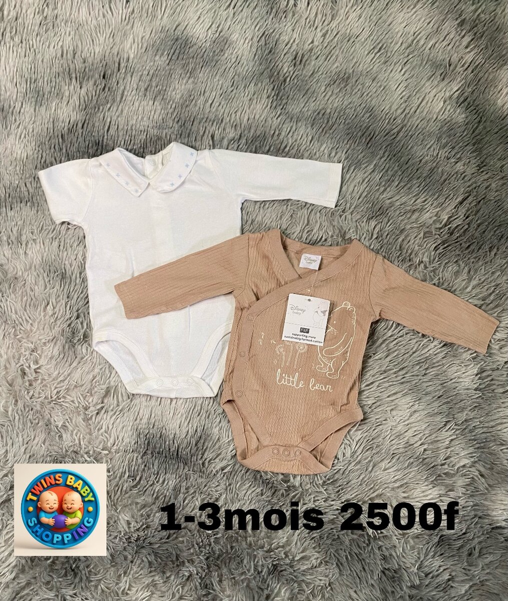 Ensemble Body Bébé Coton