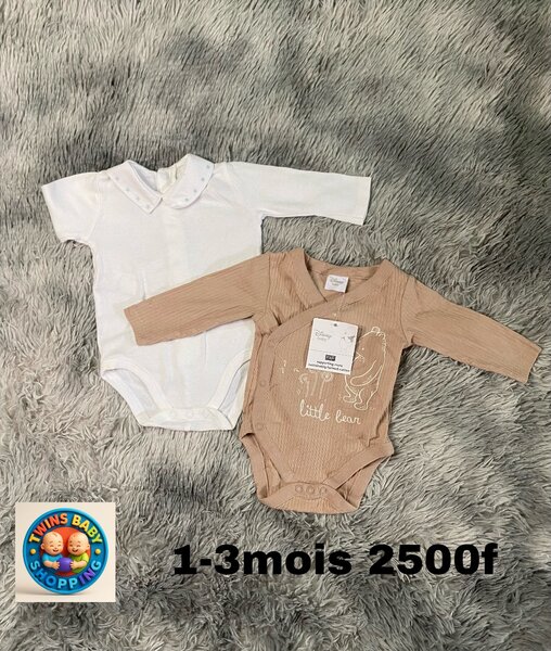 Ensemble Body Bébé Coton