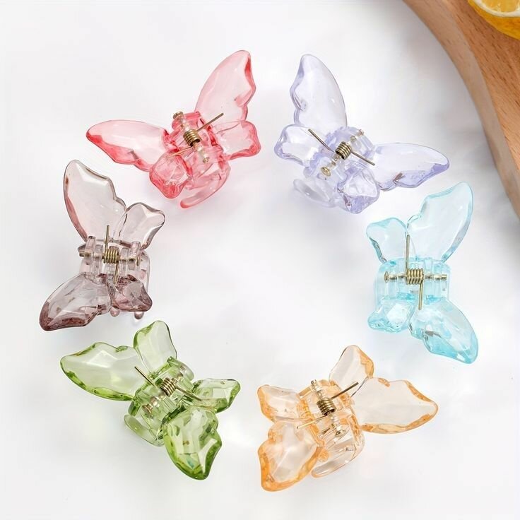 Butterfly mini claw clips