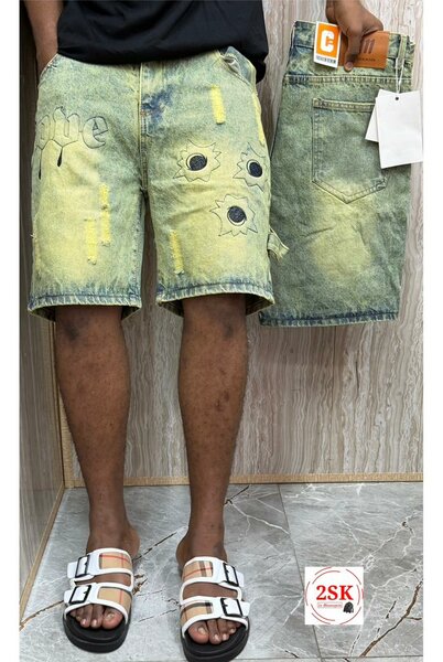 Shorts en jean décontractés pour homme