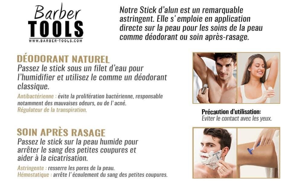 Pierre alun contre odeur corporelle et transpiration