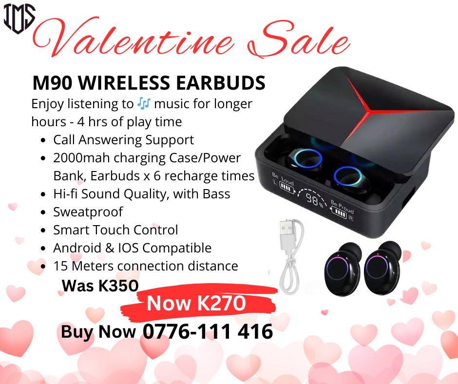 M90 Bluetooth Wireless Earbuds