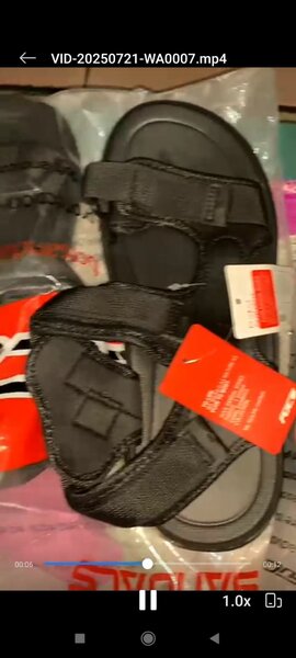 Sandales noires pour hommes