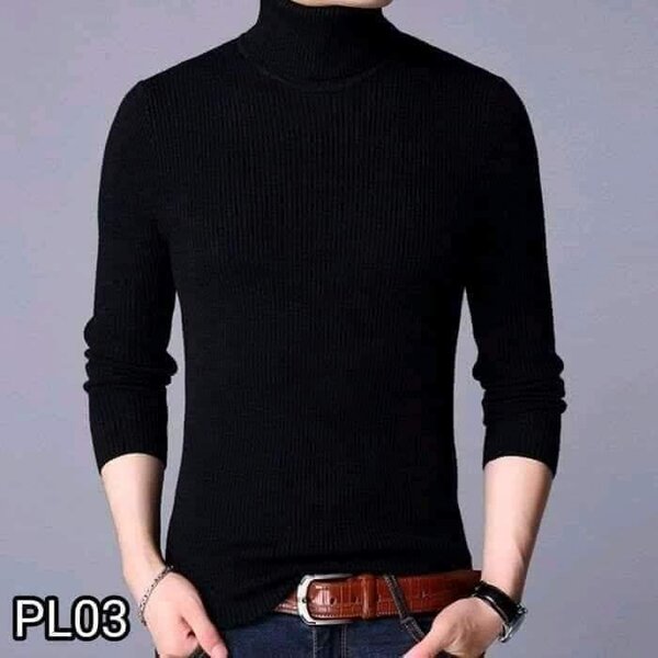 Pull à col roulé homme chic