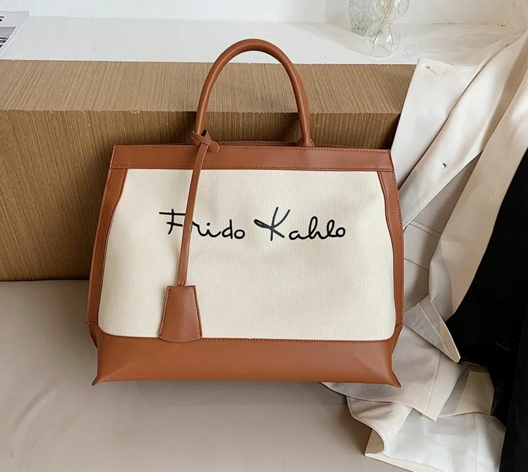 Sac fourre-tout en toile chic