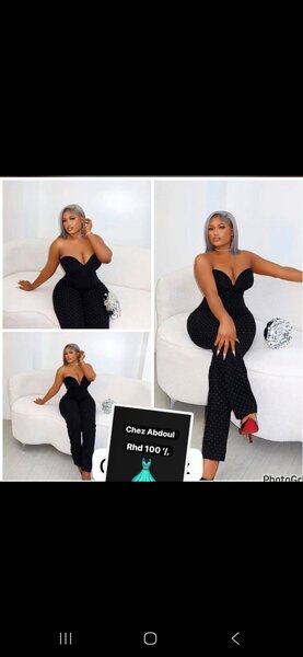 Combinaison élégante noire