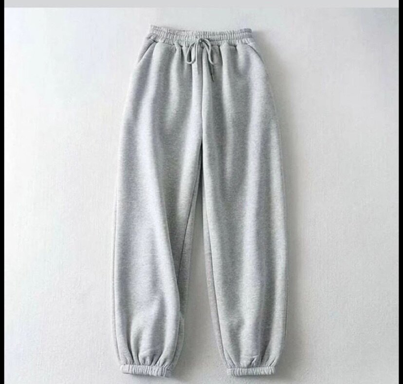 Pantalon de survêtement gris unisexe