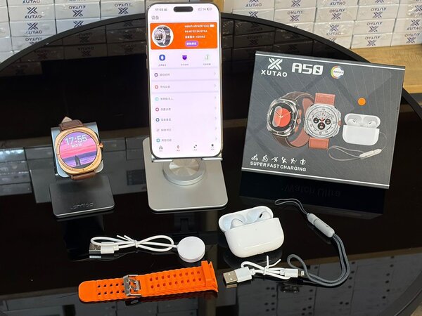 Montre connectée avec écouteurs