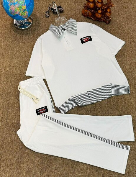 Ensemble Polo et Pantalon Blanc