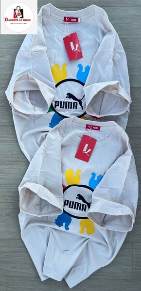 T-shirts Puma blanc homme