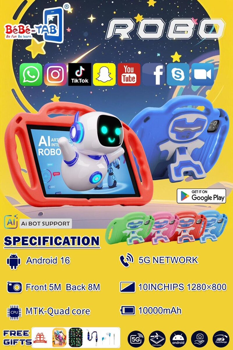Tablette Enfant BébéTab ROBO