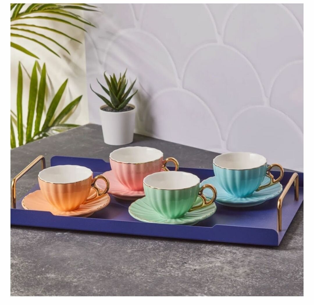 90ML GOLF 4 COFFEE CUPS SET