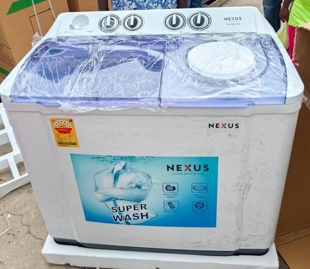 From 7kg to 15kg washing machine are all available
