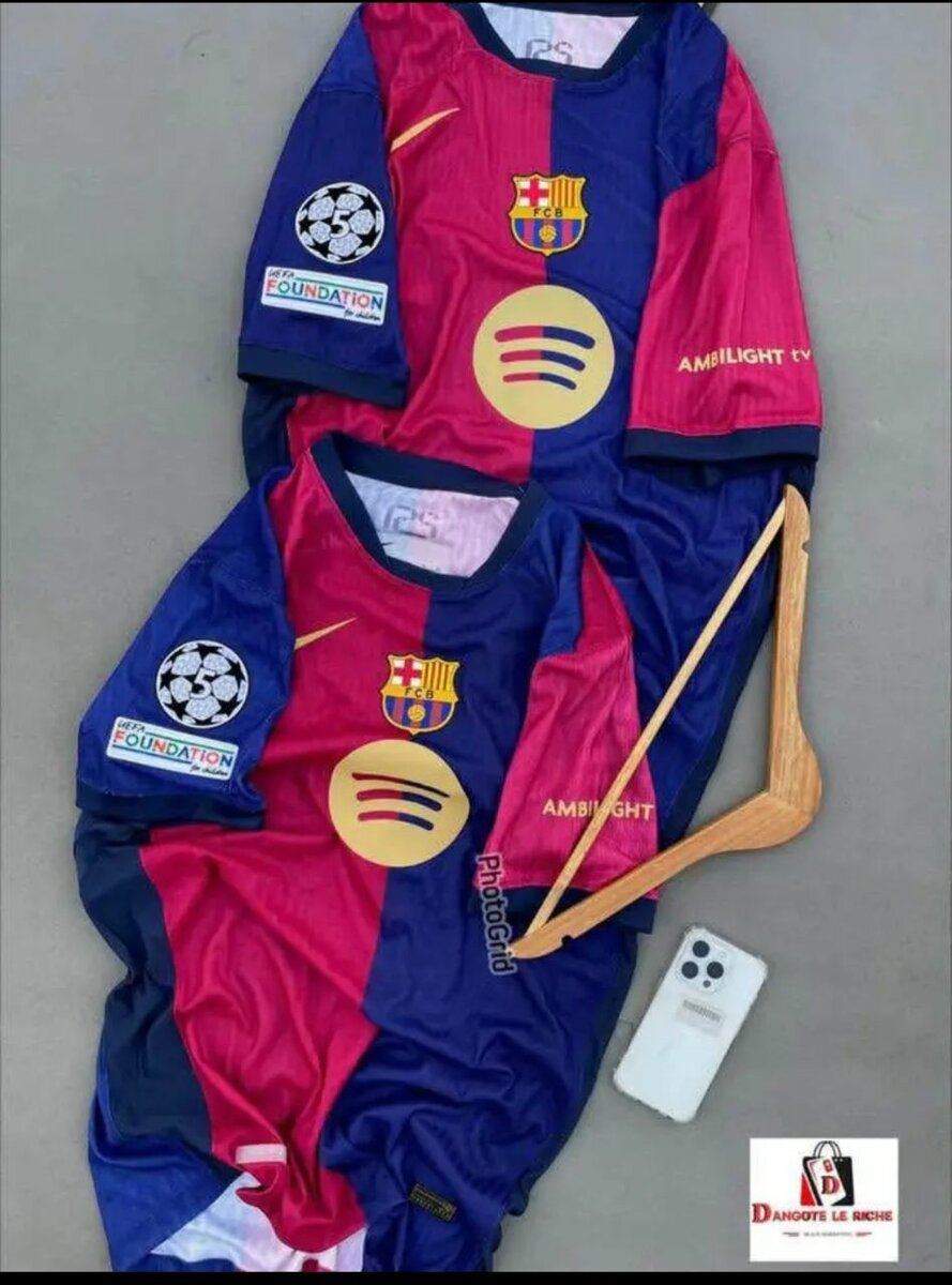 Maillot football club adulte