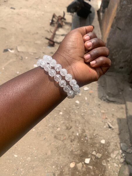 2 Bracelets perles cristal
