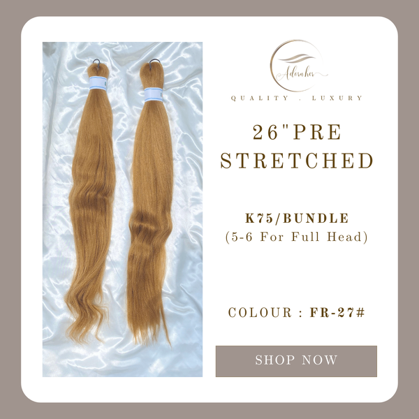 26 inch Prestretched - Colour FR-27#