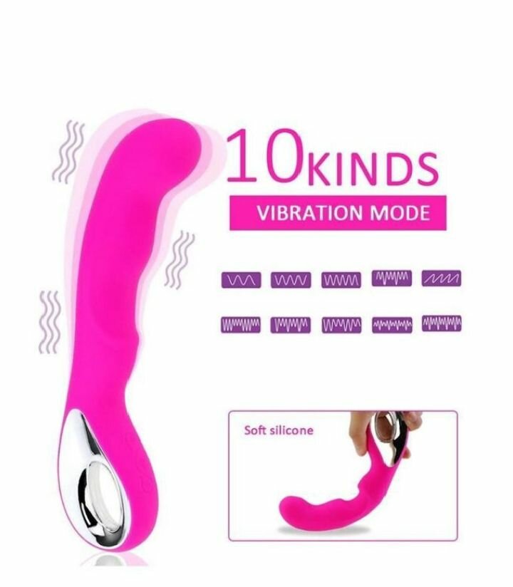 Vibromasseur silicone USB rechargeable