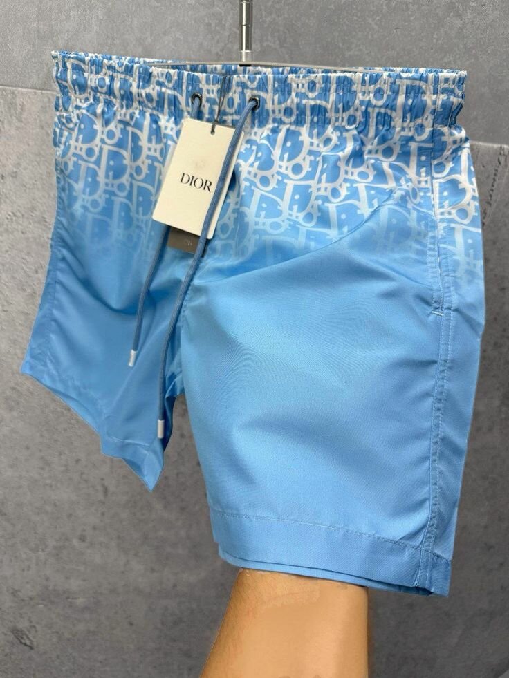 Shorts de bain bleu Dior