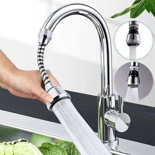 Tête de Robinet Pivotante Chrome