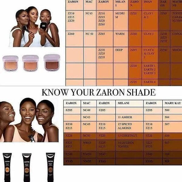 Zaron Healthy Glow Foundation