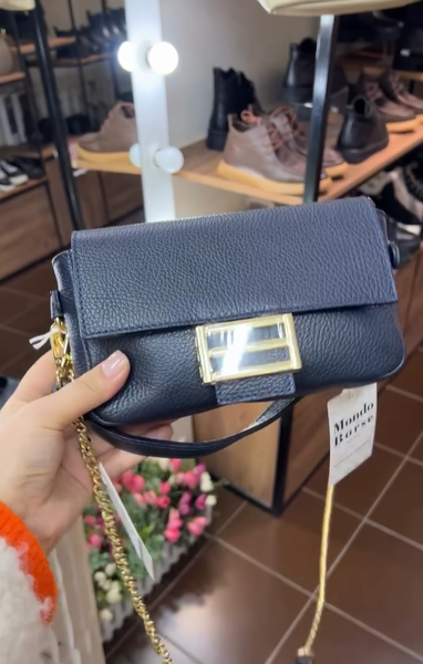 сумка синяя