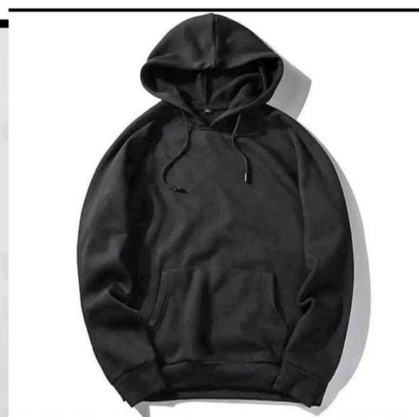 Sweat à Capuche Noir Unisexe