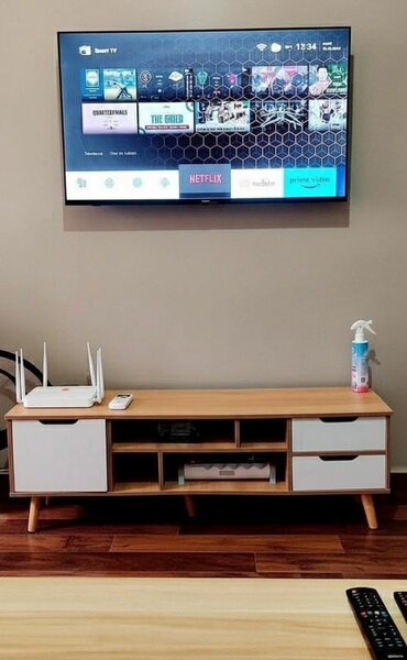 Meuble TV scandinave marron