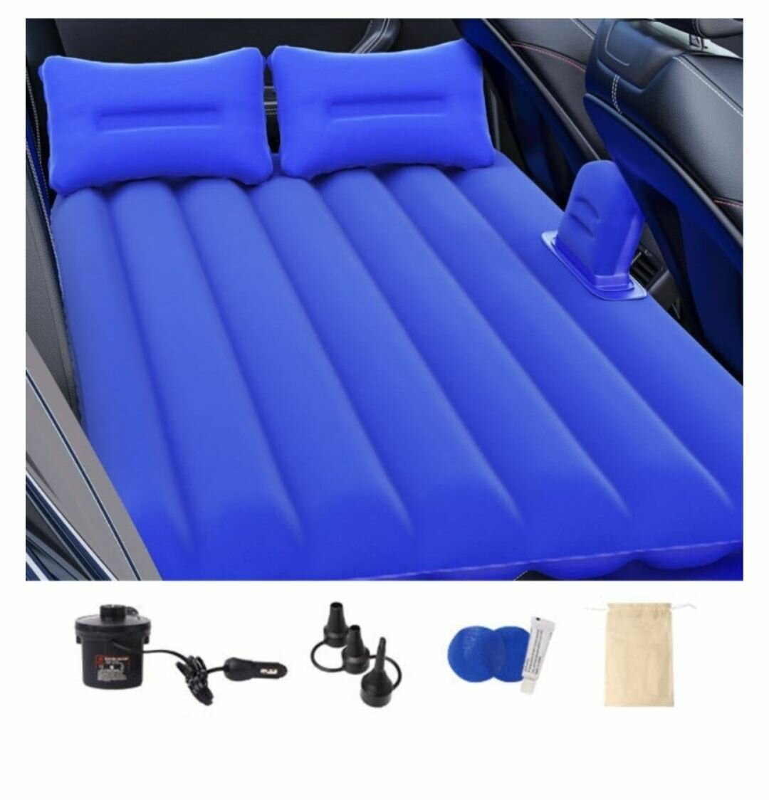AIR INFLATION BED SUV TRUCK STRAIGHT STRIPE SLEEPING MAT
