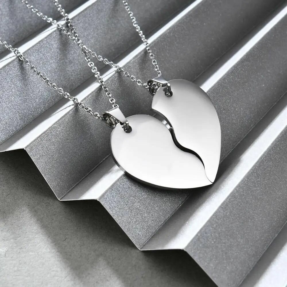 Couple heart Locket Chain
