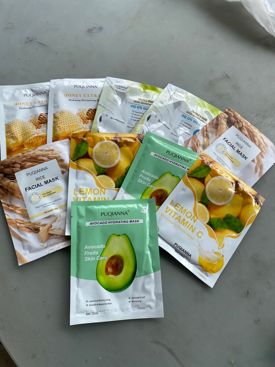 Masques Visage Hydratants Fruits