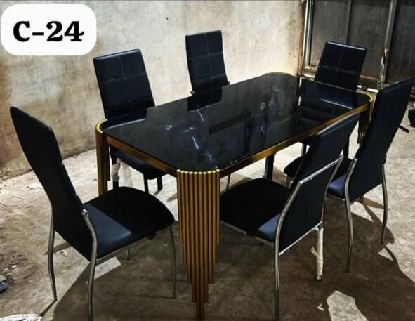 Table à manger moderne 6 chaises