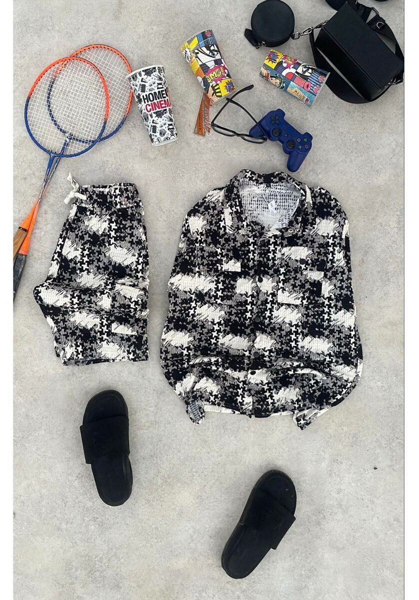 Set de Chemise et Short Stylé