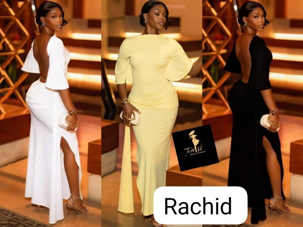 Robe élégante à manches longues