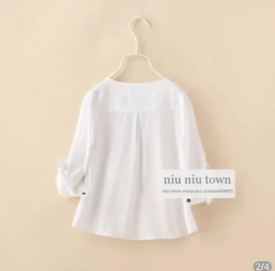 Long Sleeved Shirt Buttoned Shirt Children|Blouses & Shirts ( Fabric Lawn) ( Size 1 Yrs To 8 Yrs)